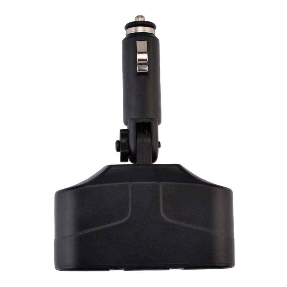Taitettava dual usb autolaturi auton sytytin pistorasia jakaja pistoke autolaturi adapteri iphone xr  xs 11 pro samsung  s10 s9: Default Title