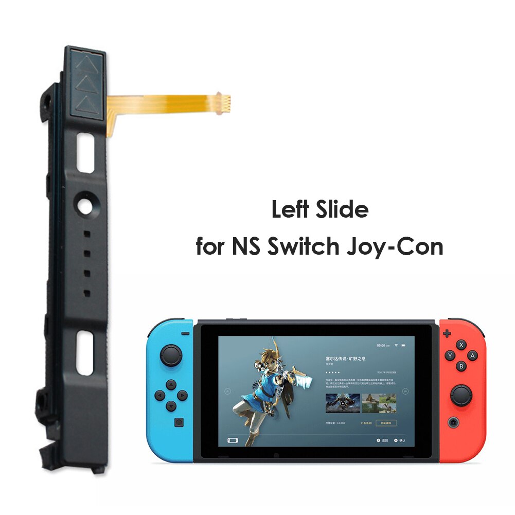 Ersatz-gleitschiene (links/rechts) mit flexkabel für nintendo switch controller-reparaturteile