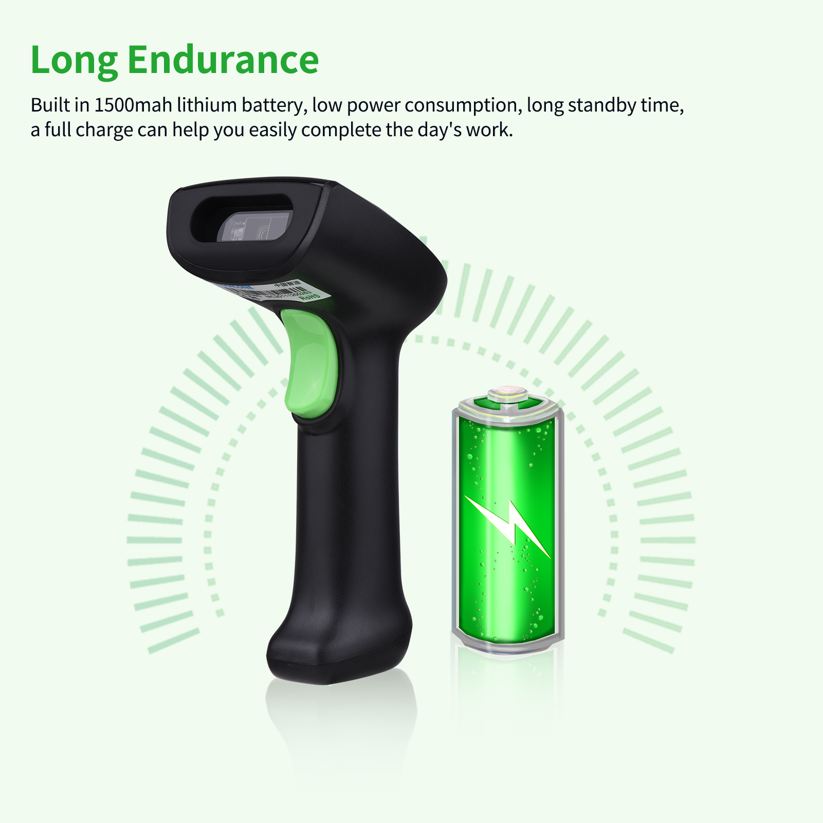 iMARCONE MC-S8GBD Barcode Scanner Handheld 1D/2D/QR Code Scanner USB Wired Bar Code Reader Compatible with Windows/Android/Mac