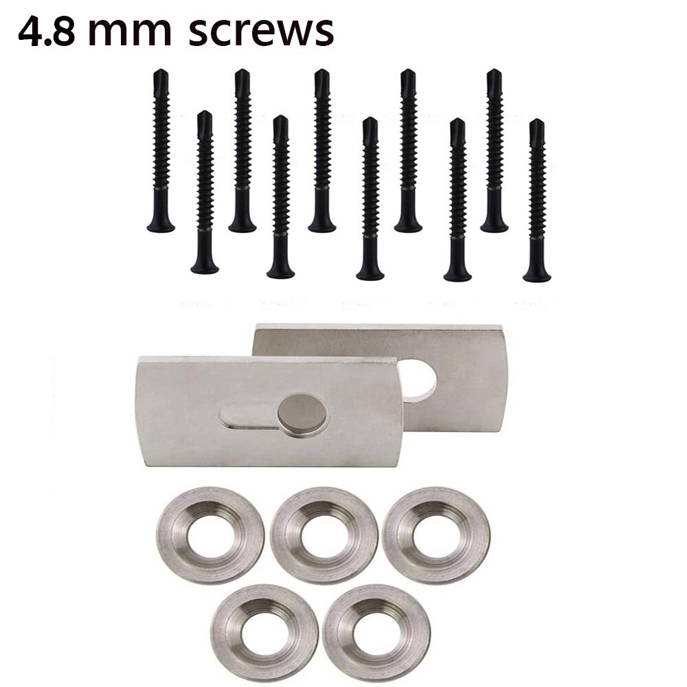 Lock Core Puller Accessoires Set, 2 Packs Flens, 5 Stuks Pakking, 10 Stuks Schroeven, lock Puller Nail Puller Voor Slotenmaker: B Set