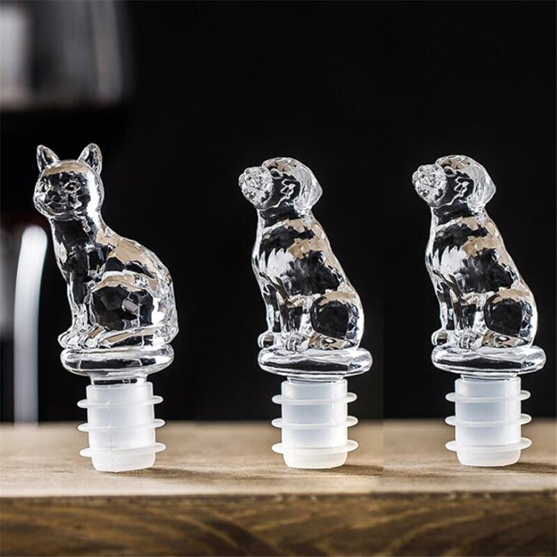 Molde de corcho de vino tinto, accesorio de silicona con forma de corona, garra de gato, conejo, tapón de botella, molde de resina epoxi de cristal para fabricación de joyas DIY