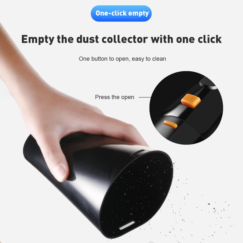 Handheld Vacuum Cordless Powerful Cyclone Suction Portable Rechargeable Vacuum Cleaner Quick Charge for Car Home Pet Hair