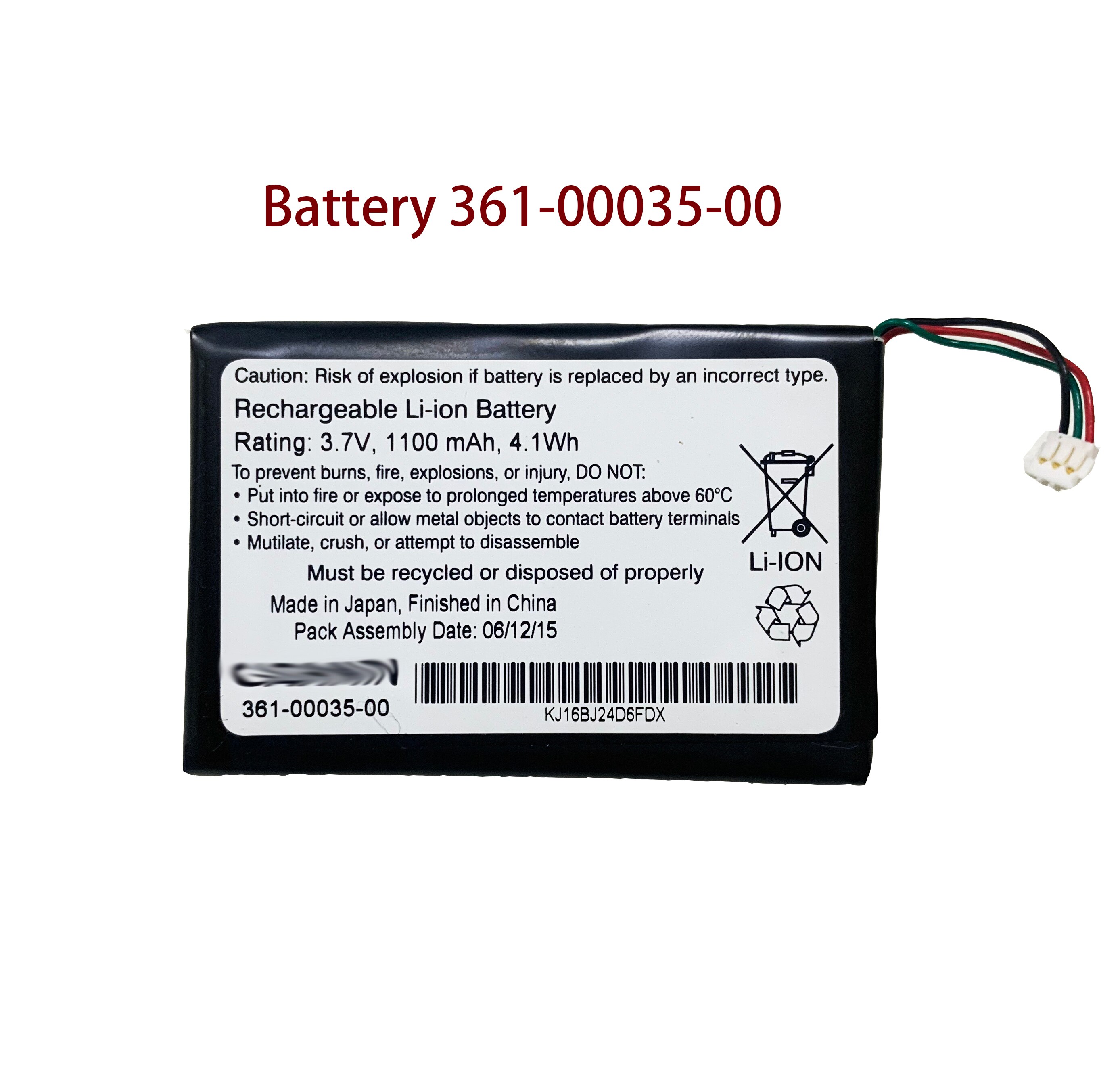 Gps battery li Endurance power outdoor for Garmin g6 edge 810 edge 800 touring 361-00035-00 Replacement Repair
