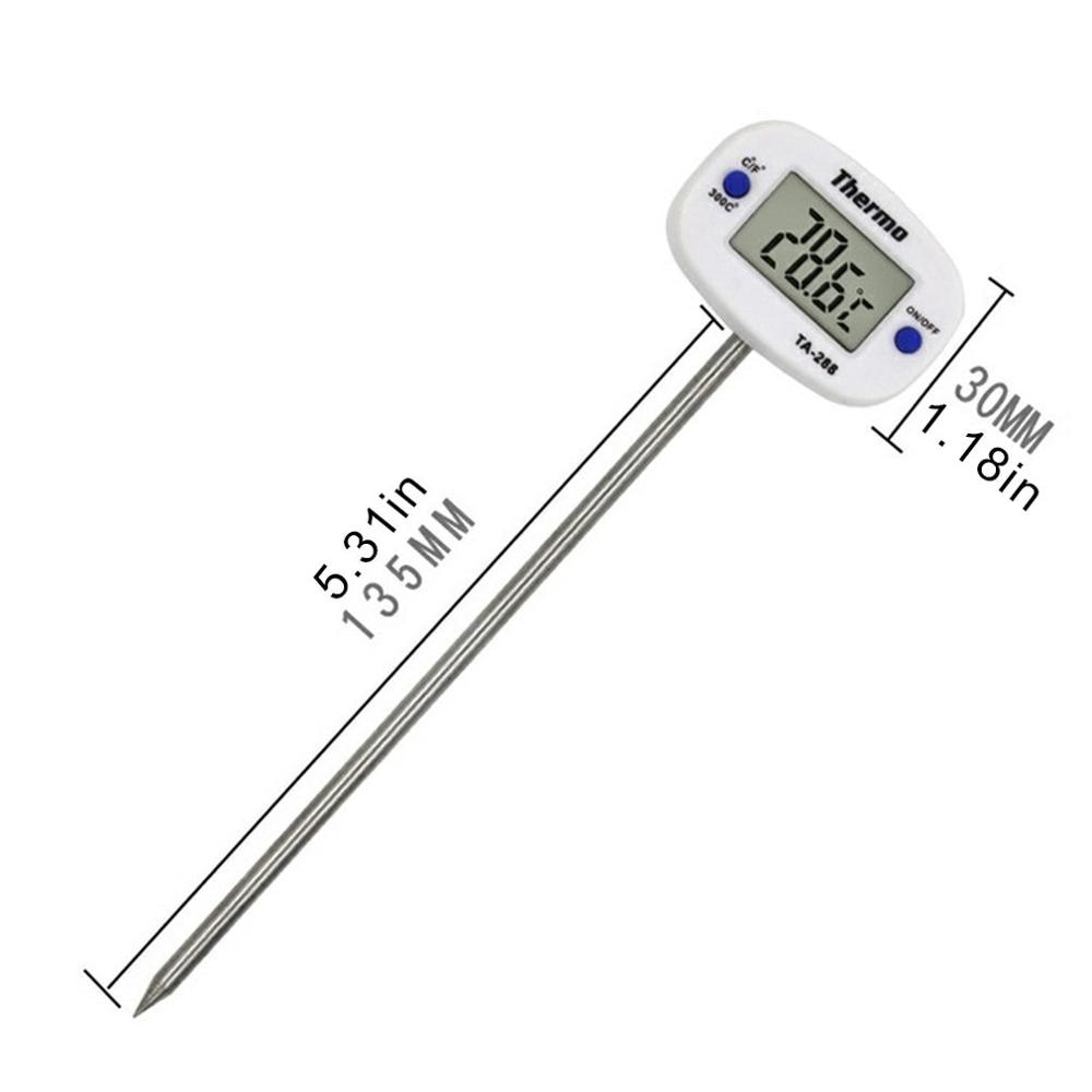 Ta288 nåle madtermometer køkken madolietermometer mælketermometer elektronisk vandtermometer køkkenværktøj