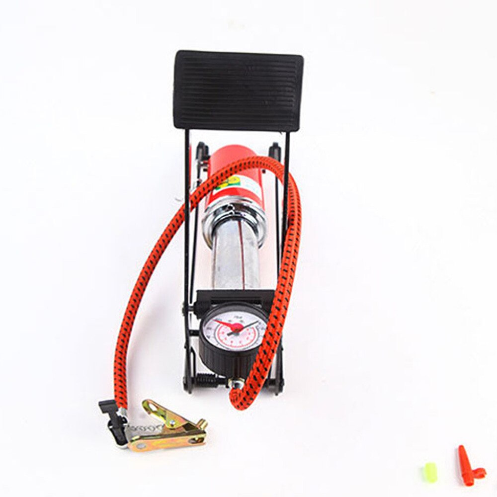 Portable Car High-pressure Foot Pump Bike Tire Floor Inflator Vehicle Tire Floor Pump