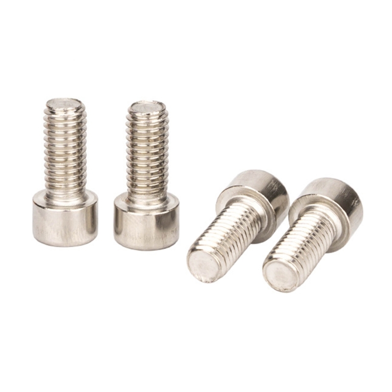 4x Pyörän Juomapullotelineen Ruuvit 5x12mm Ruostumaton Teräs Maastopyörään: Viininpunainen