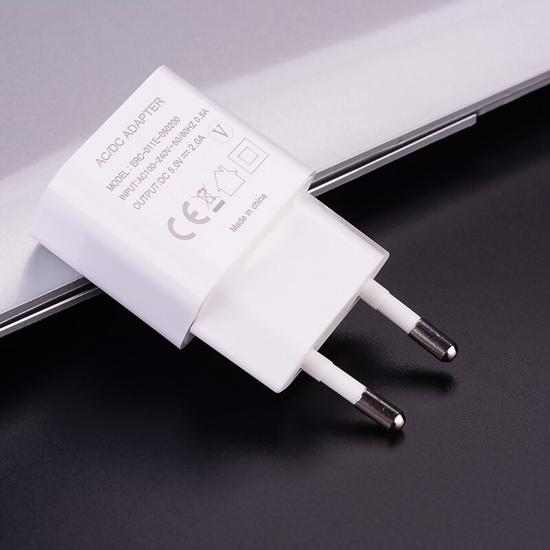 Oppo A52 A72 A9 2020 F17 Realme 3i 5 6 X2 Pro C3 caricabatterie per telefono 5V 2A adattatore e cavo Micro USB di tipo C per Huawei Y8p Honor 9s 20: White EU Charger