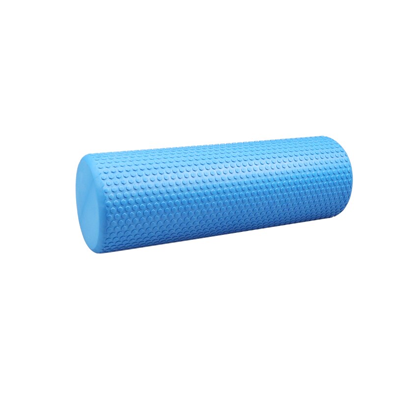 30/45/60CM Yoga Foam Roller High-density EVA Muscle Roller Self Massage Tool for Gym Pilates Yoga Fitness Gym Equipment: Blue 45CM