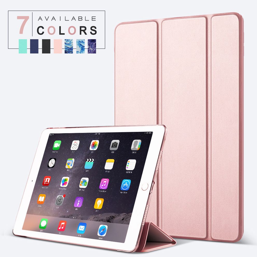 Coque de protection pour tablette Huawei MediaPad T3 10, 9.6 pouces, support rabattable, étui intelligent Transparent pour tablette Huawei T3 9.6 AGS-L09/L03/W09
