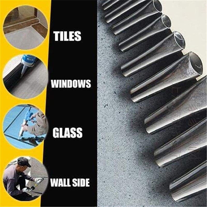 13 stuks kitspuitmond applicator, kitgereedschap, kitafwerkingsgereedschap, kitafwerkingsgereedschap voor roestvrij staal