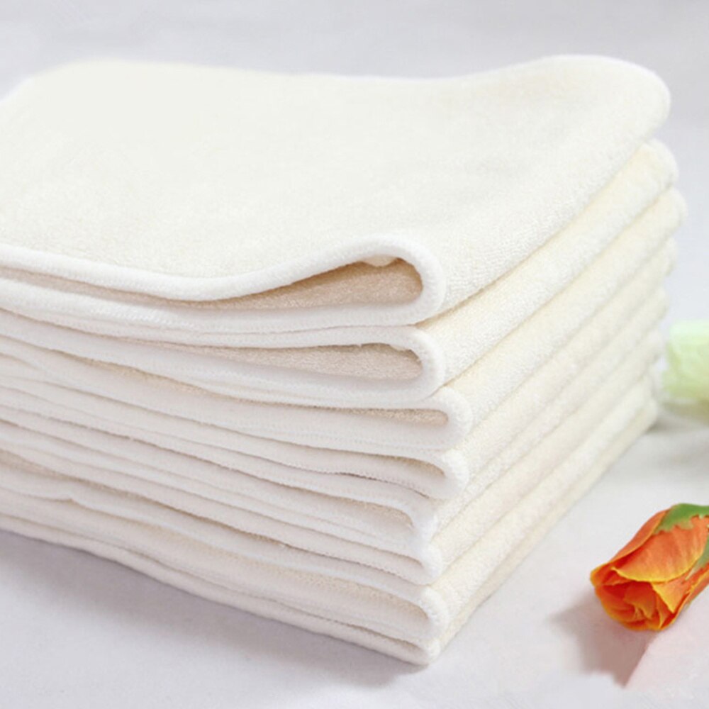 Bamboo Fiber Microfiber 4 Layers Baby Cloth Diapers Deodorant Soft Baby Diaper Pads