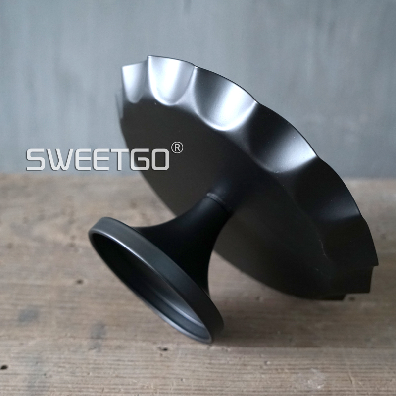 SWEETGO 4"/6"/8" Metal Cake Stand Black Color Cupcake Plate Tools Perfume Tray Candy Bar Accessory for Home Decoration