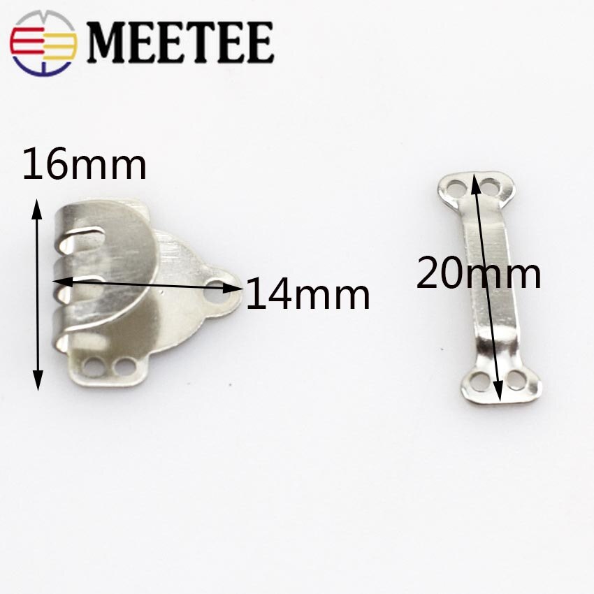 200pcs Women Man Trousers Skirt Metal Hook Buckle Pants Button DIY Garments Hooks Accessories F3-7