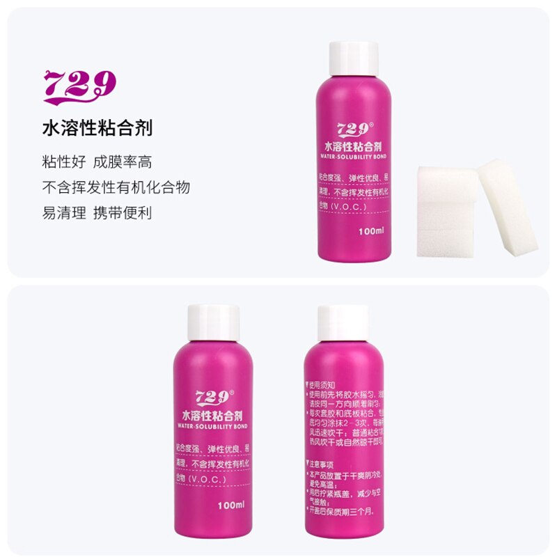 Original 729 inorganic glue water solubility bond adhesive for assemble table tennis rubber and blade to racket ping pong game