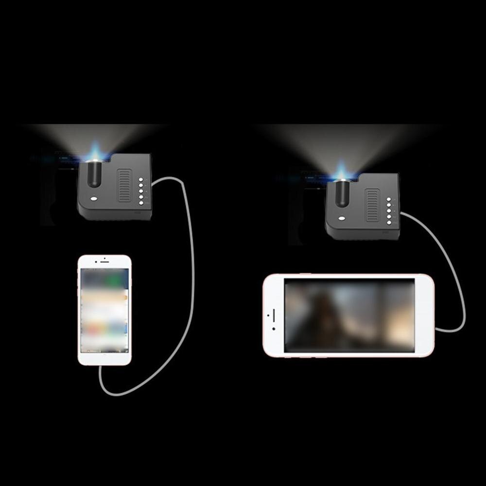 Mini UC28C 1920 * 1080P LED Portable Projector Smartphone Home Theater Cell Phone Full Hd Projector For Christmas