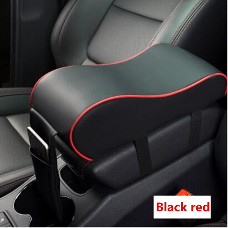 Auto armlener bil bil midtkonsoll arm bil styling for mazda 2 3 5 6 cx-3 cx-4 cx-5 cx5 cx-7 cx-9 atenza axela: Svart, rød