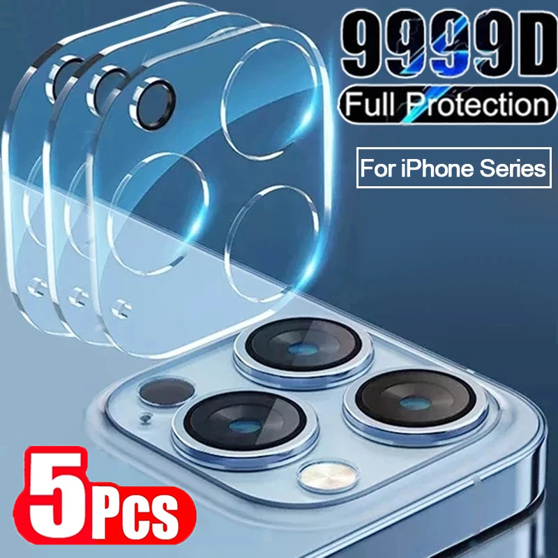 Camera Lens Tempered Glass Films for iPhone 16 Pro Max 15 Pro 14 Plus 13 Mini Apple Phone Rear Cameras Screen Protectors Cover