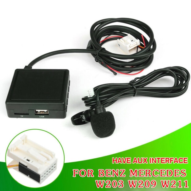 Handsfree Bluetooth Module Telefoon Voor Mercedes W164 W203 W209 Zwarte Auto
