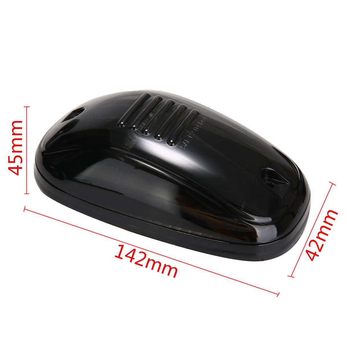 Luz LED ahumada para techo, marcador de luz para cabina, color amarillo ámbar, 5 piezas, 12V, para correr, camión, SUV, 4x4