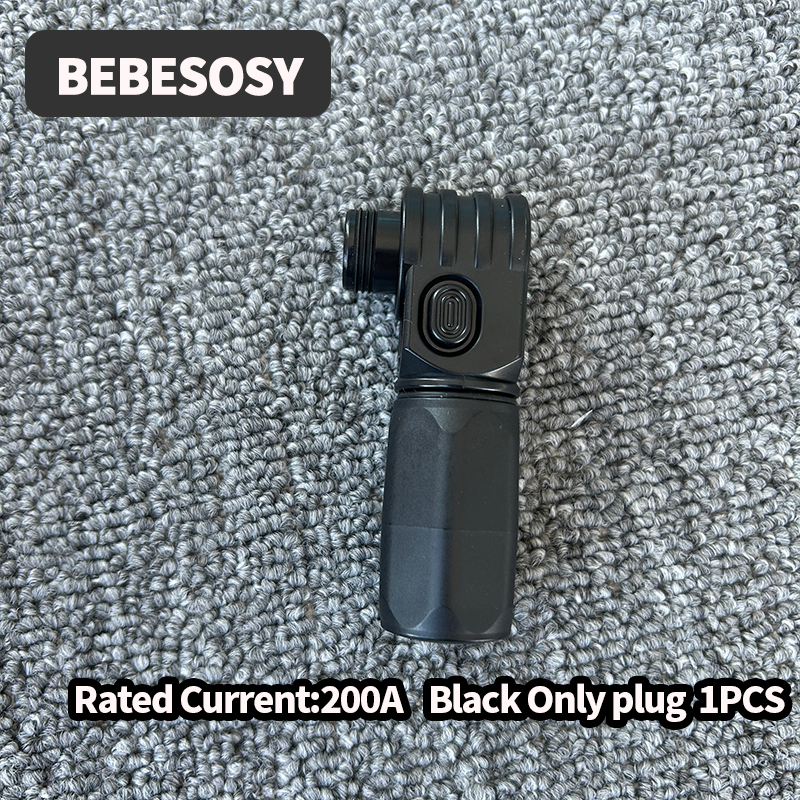 Batterijbehuizing Ingang Uitgang Terminal Connector 200A 120A Verwijderbare Quick Plug Terminal Vlamvertragend Waterdicht IP67 Single Core: Donkergrijs