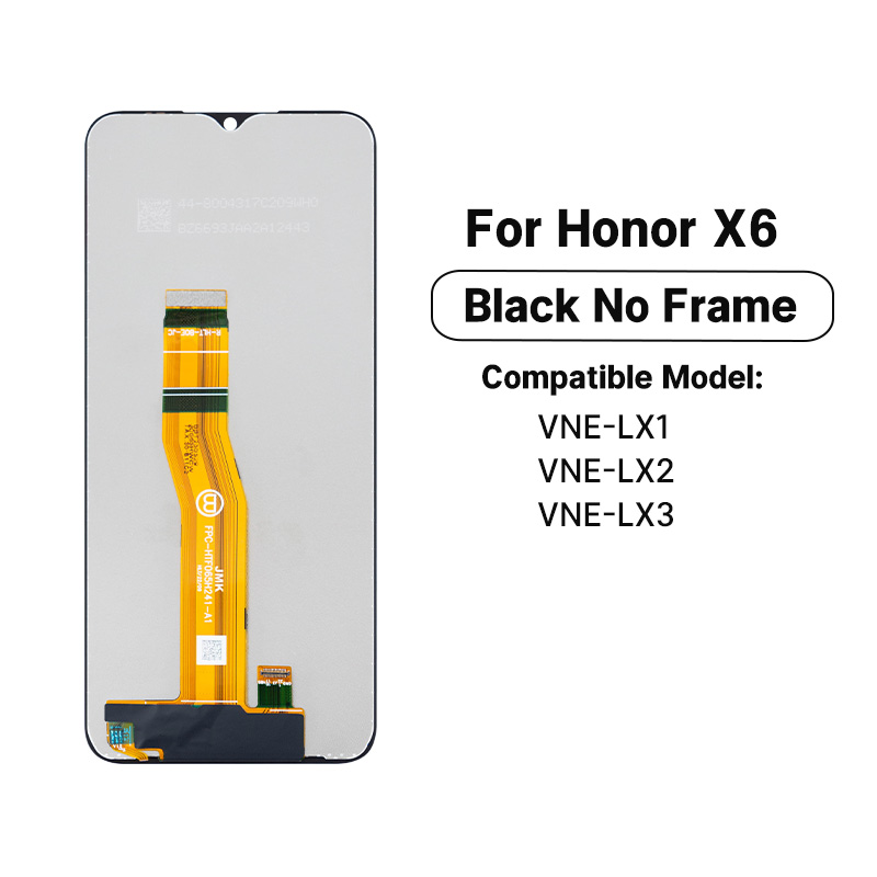 VNE-LX1 VNE-LX2 VNE-LX3 Tested Premium Display For Honor X6 LCD For Honor X6 Display Touch Screen Digital Component: Khaki