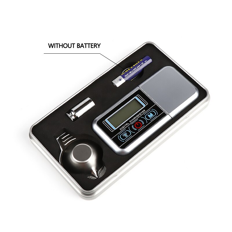 Mini giradiscos Digital de 0.001g, medidor de balanza de fuerza Stylus Led con brazo de carga, báscula Digital portátil