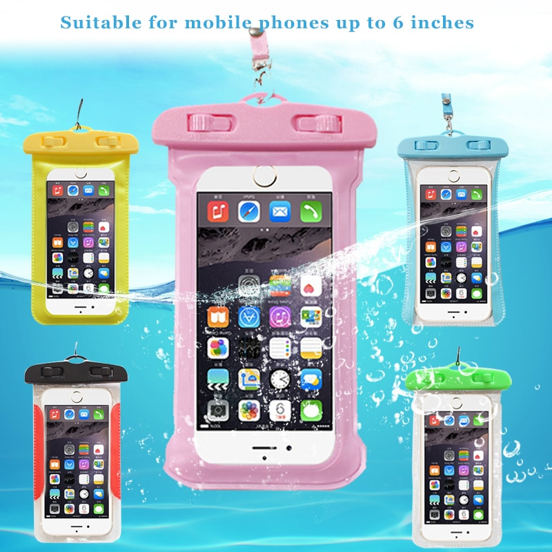 Pływające wodoodporna etui na szyję pasek na szyję smycz wielofunkcyjne podwodne TPU sucha torba dla Huawei Honor 10 P20 Lite dla iPhone 7
