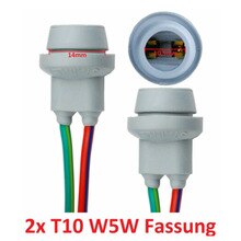 Fitting led verlichting fitting lamp accessoire onderdelen universeel  t10 rubberen basis