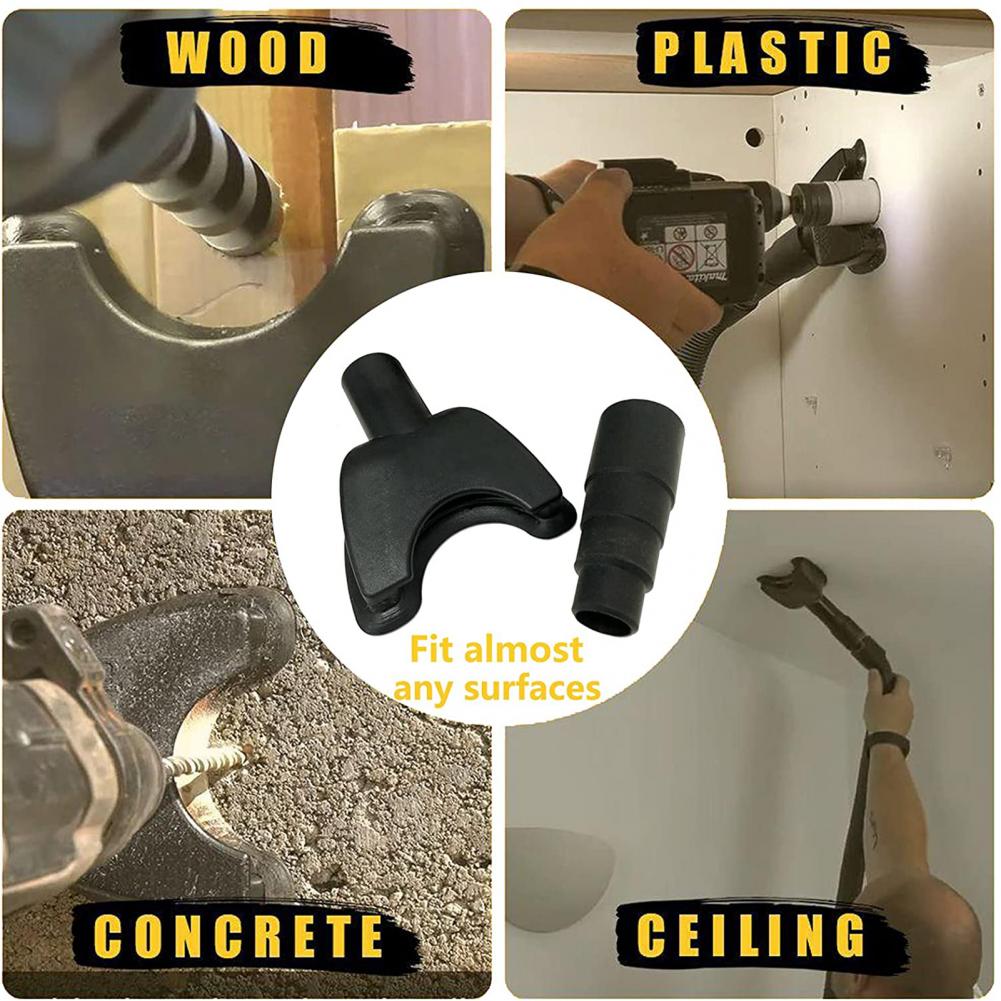Hands-Free Dust Collector Universial Electric Drill Dust Vacuum Suction Collector Drill Dust Collector Household Tools