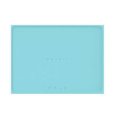 PETKIT Dog Cat Placemat Mat Silicone Waterproof Pet Food Mat,Non-Skid Spill Proof Pet Feeding Bowl Mat Easy to Clean For Puppy: Blue