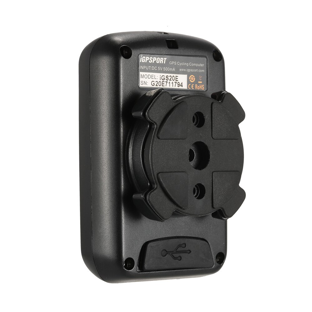 IGPSPORT vélo ordinateur Rechargeable IPX6 étanche Auto rétro-éclairage écran GPS vélo vélo ordinateur odomètre avec monture