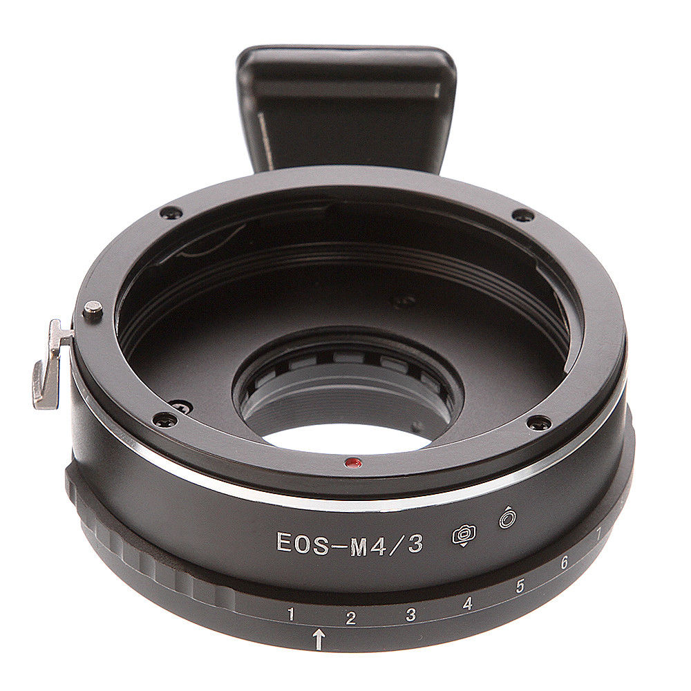 Built-in Aperture Lens Adapter Ring for Canon EOS EF Lens to M4/3 Micro 4/3 Adapter GH5 GF6 G7 E-M5 II E-PL1 EM10