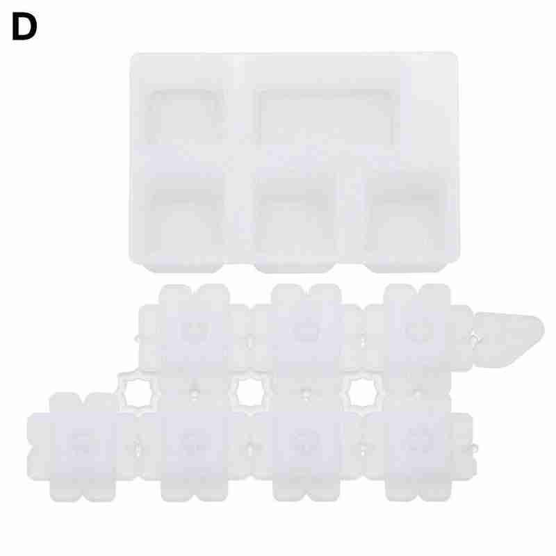 1pcs DIY Mechanical Keyboard Key Cap Silicone Mold Transparent DIY Epoxy Resin Mould Handmade Crafts Keyboard Key Cap Mold