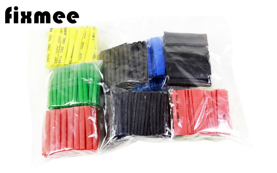 530pcs Heat Shrink Tube shrinkage ratio 2:1 Thermal contra Sleeve cable termoretractil pvc tubing Wrap Wire Cable Bagged