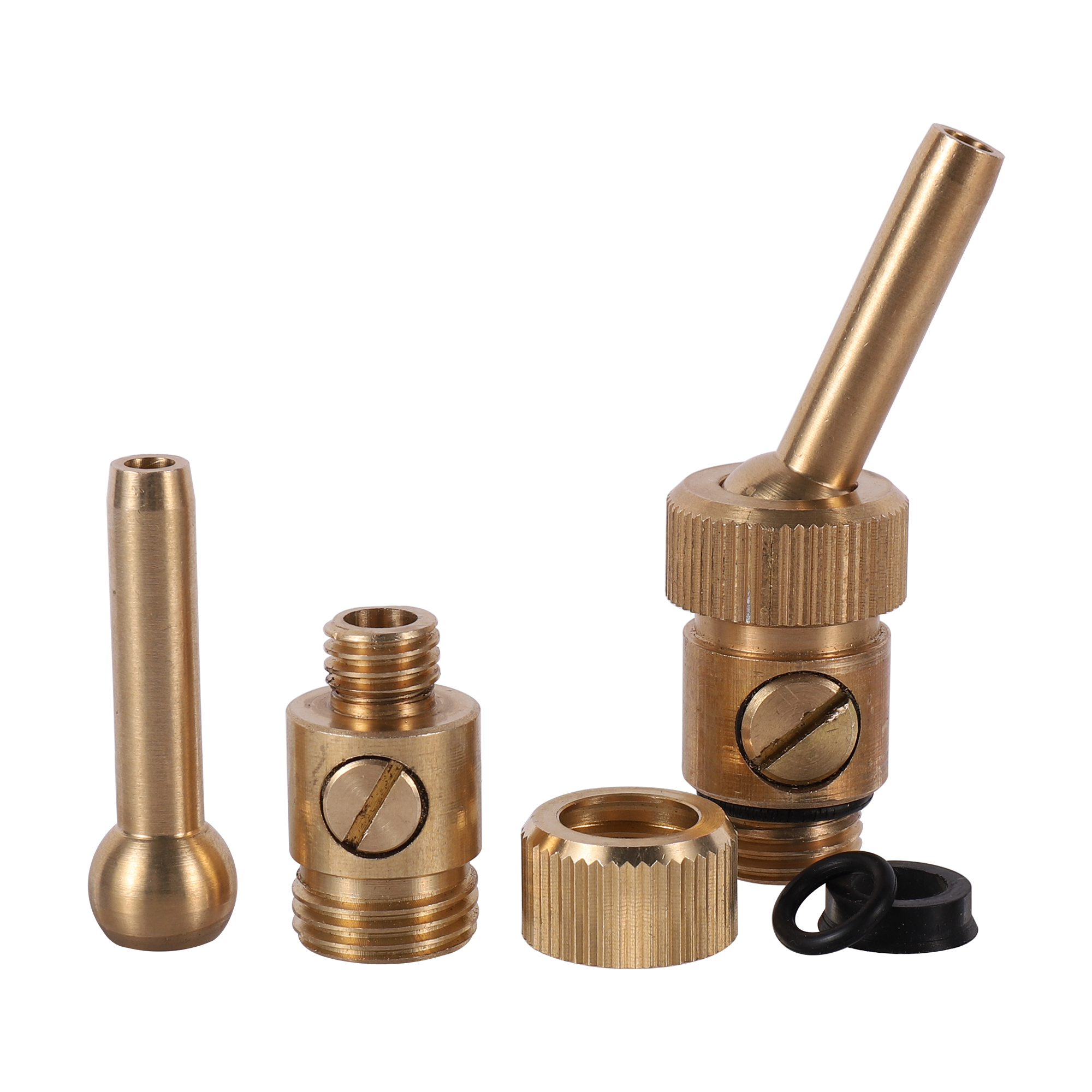 Messing Watergordijn Fontein Vijver Spray Vijver Fontein Hoofd Landschap Fontein Accessoires 1/4 Inch Verstelbaar Mondstuk