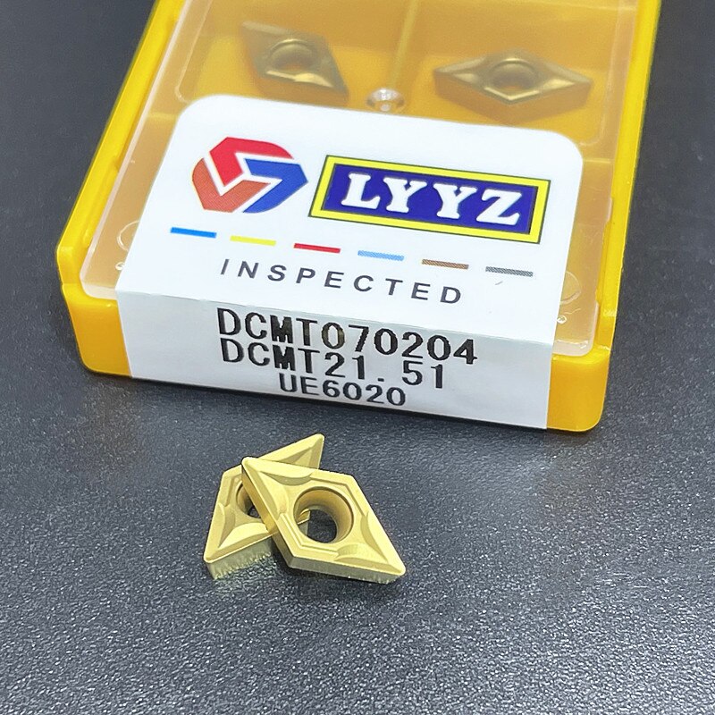 DCMT070204 DCMT070208 DCMT11T304 DCMT11T308 VP15TF US735 UE6020 Carbide Insert Draaibank Cutter Tool Draaien