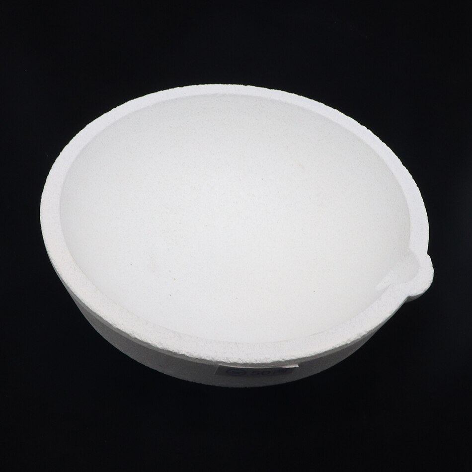 2500g High Temperature Resistant Quartz Bowl That Can Melt Metal Suitable for Melting Gold and Silver Jewelry Processing