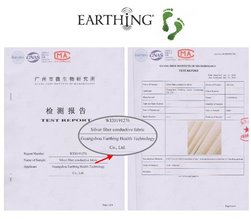 Earthing Gray Half Sheet health care Anti-free radicals Anti-Aging sleep well Best for parents familys