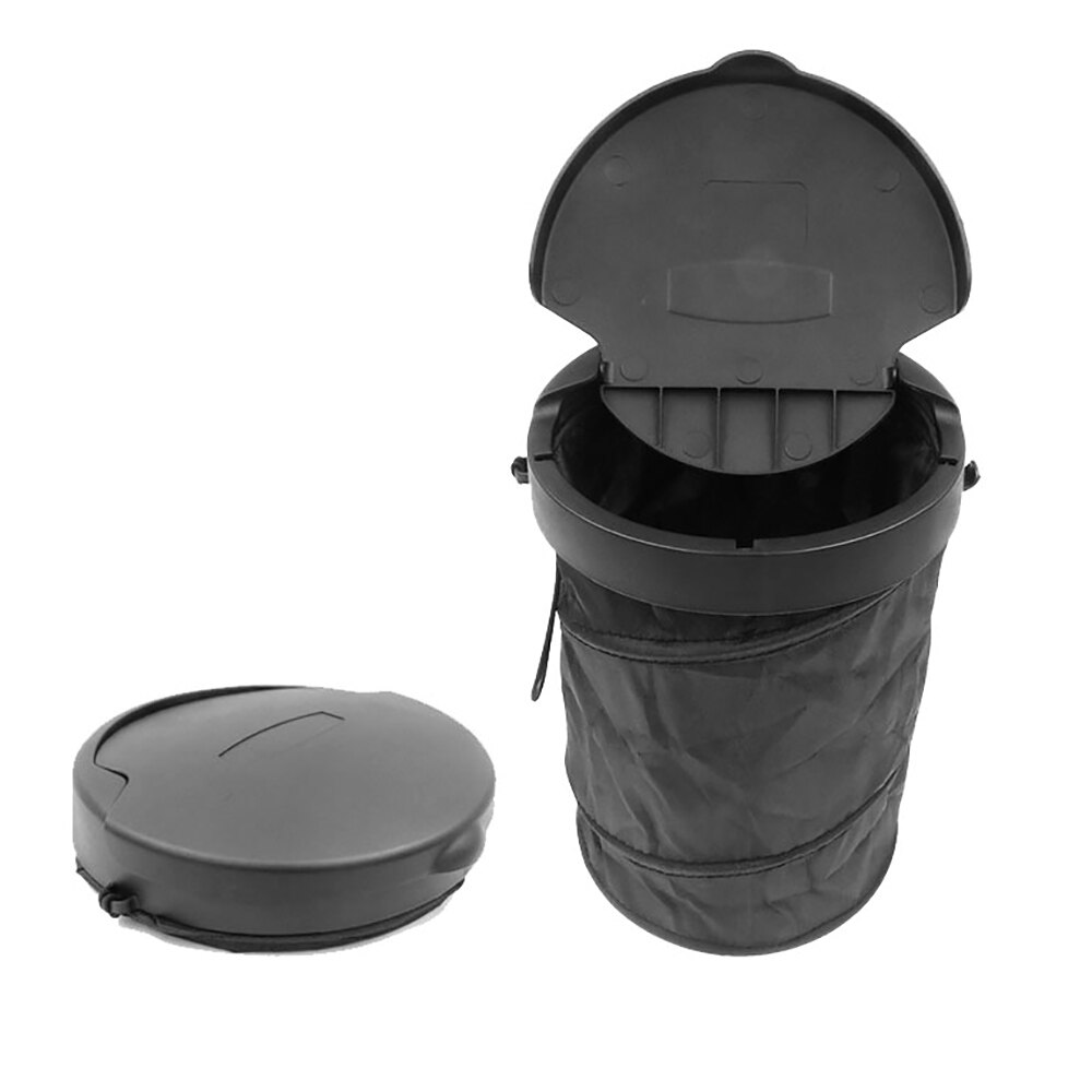 Portable Car Trash Bin Can Folding Garbage Dustbin Holder Auto Organizer Storage Bag Rubbish Case Seat Waste Box Car Accessories