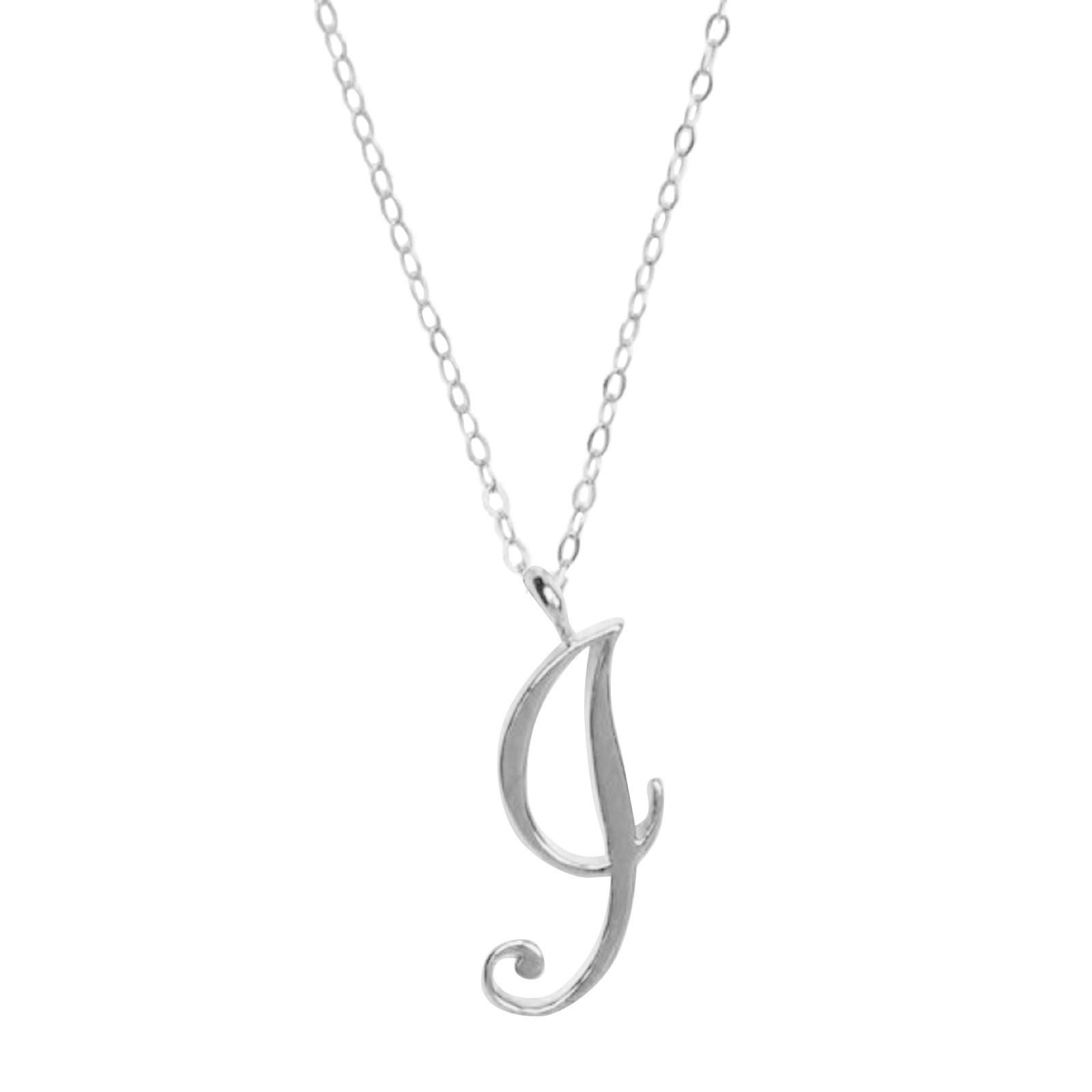 Anheng klassisk halskjede til kvinne 26 bokstaver engelsk kjede bokstav krageben hjem gjør-det-selv kjede choker rustfritt stål dame choker: plating pistol