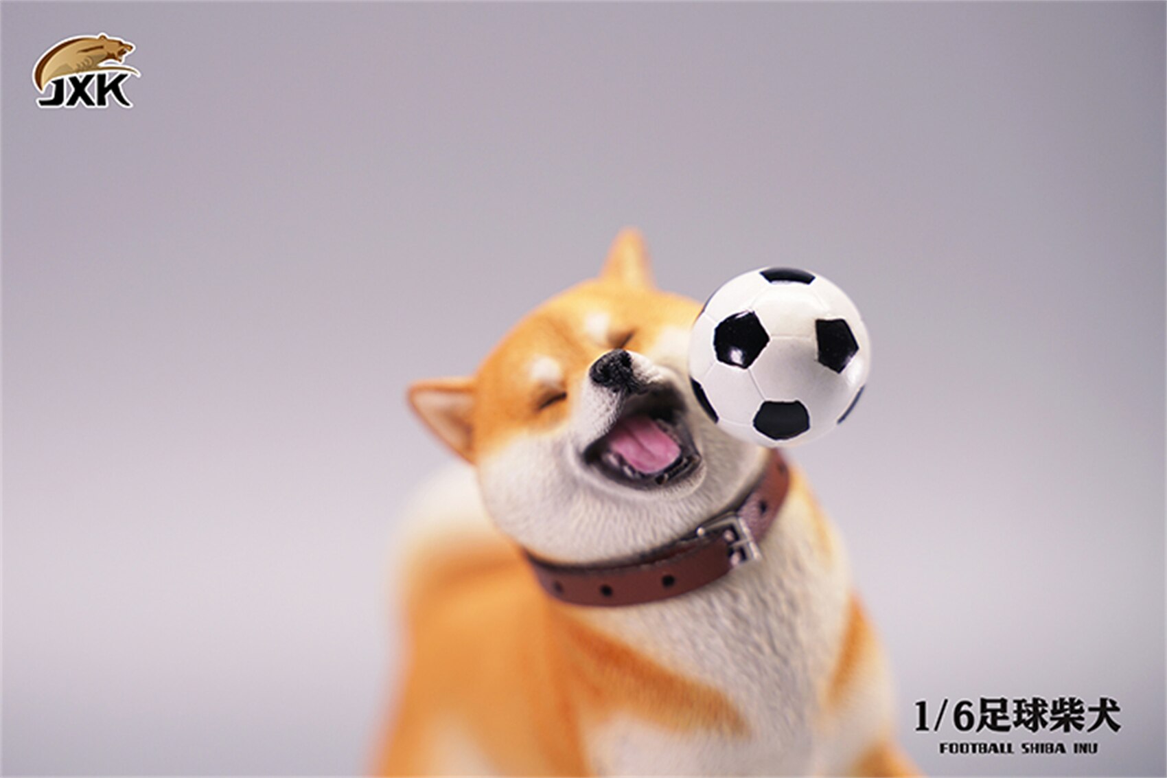 JXK 1:6 Scale Shiba Inu Figure Dog Pet Healing Figure Cute Canidae Animal Collector Toy Resin Desktop Decoration