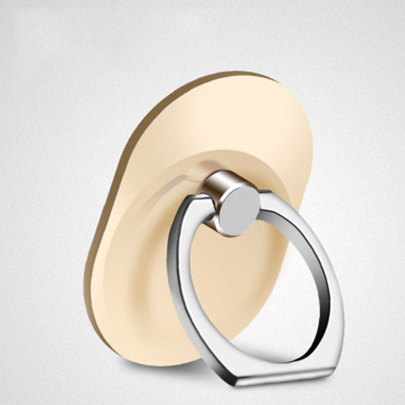 Metal Ultra Thin Phone Holder Universal Mobile Phone Finger Ring Holder Flexible Phone Stand for Samsung Galaxy Note 10 Huawei: A-Gold