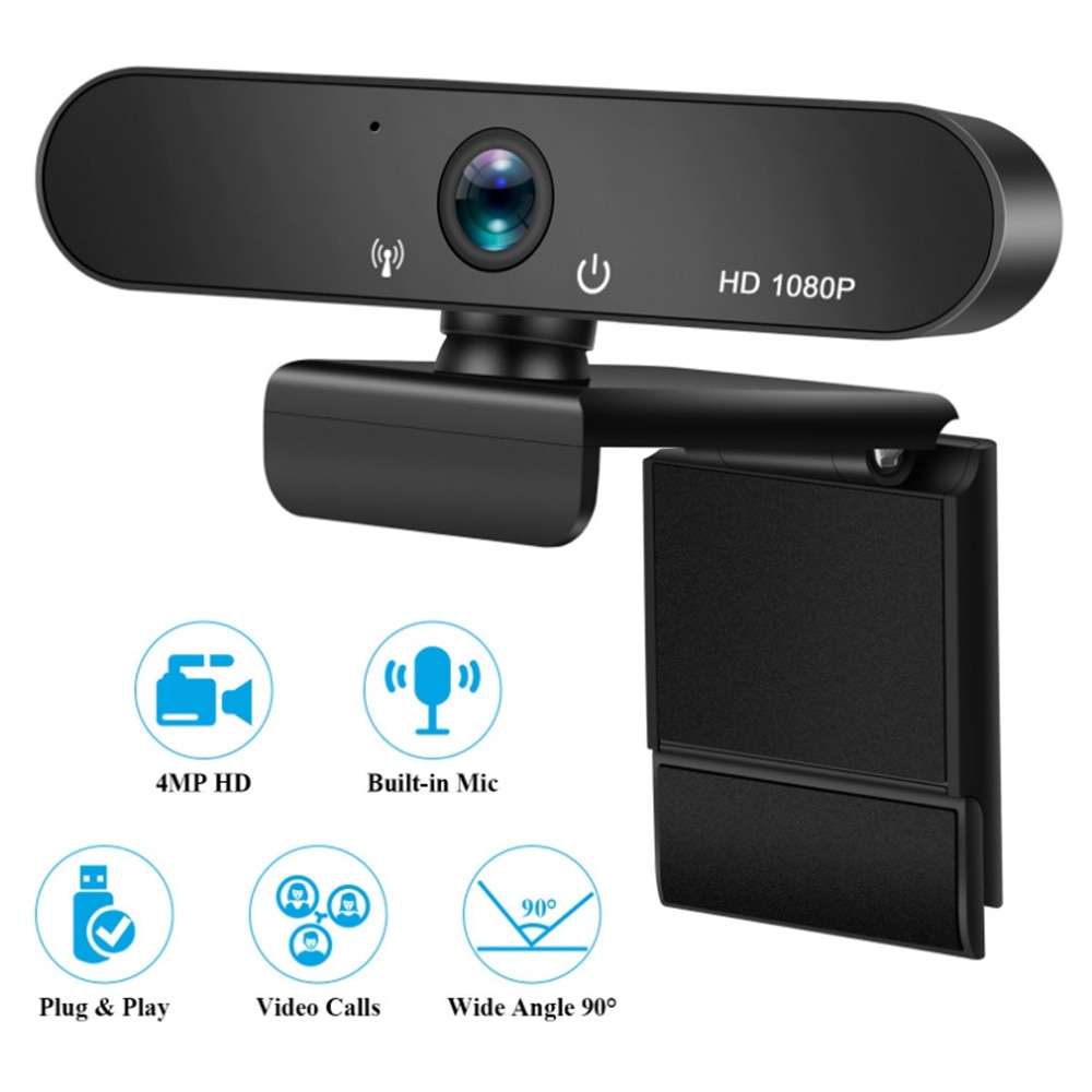 Webcam 1080P Netz kamera mit mikrofon Netz USB Kamera Volle HD 1080P Nocken webcam für PC Computer Live Video Aufruf Arbeit