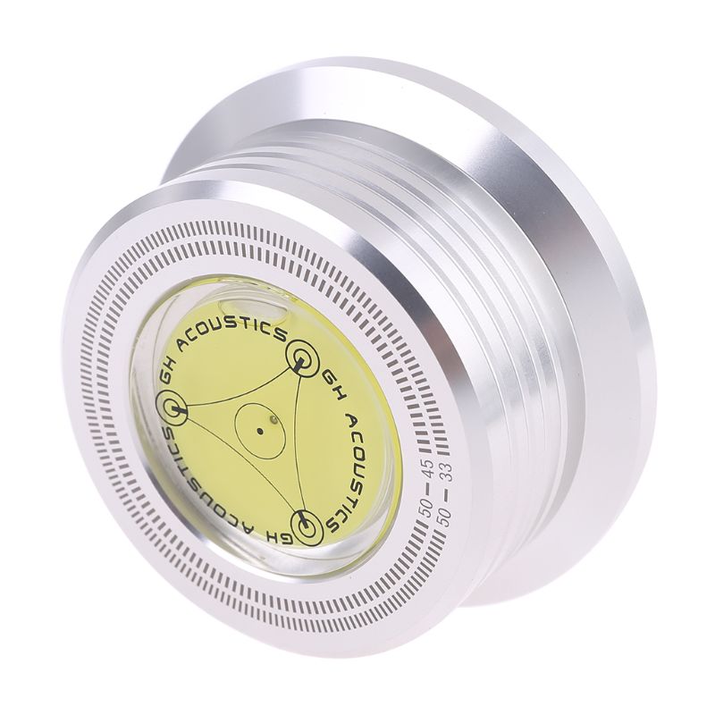 LP Vinyl Record Stabilizer - 50Hz Aluminum Alloy Disc Weight Clamp for Turntables