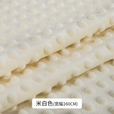 50x160cm Minky Fabric For Sewing 14 Colors Super Soft Eco-Friendly Polyester Minky Dot Plush Fabrics By The Meter: jlfz732