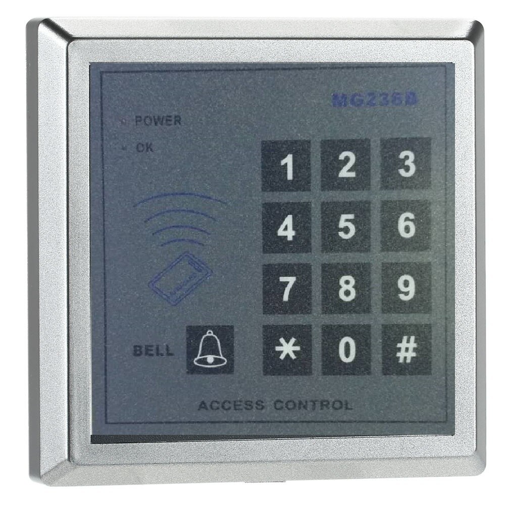 (1 set )Free For Home Security RFID Proximity Entry Door Lock Access Control System With 10pcs RFID Keys Key fob