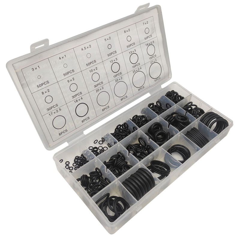 Gummi o-ringssats packningar tätning nitrilgummiband högtrycks o-ringar reparationssats tätning gummiband svarta o-ringar: Elfenben