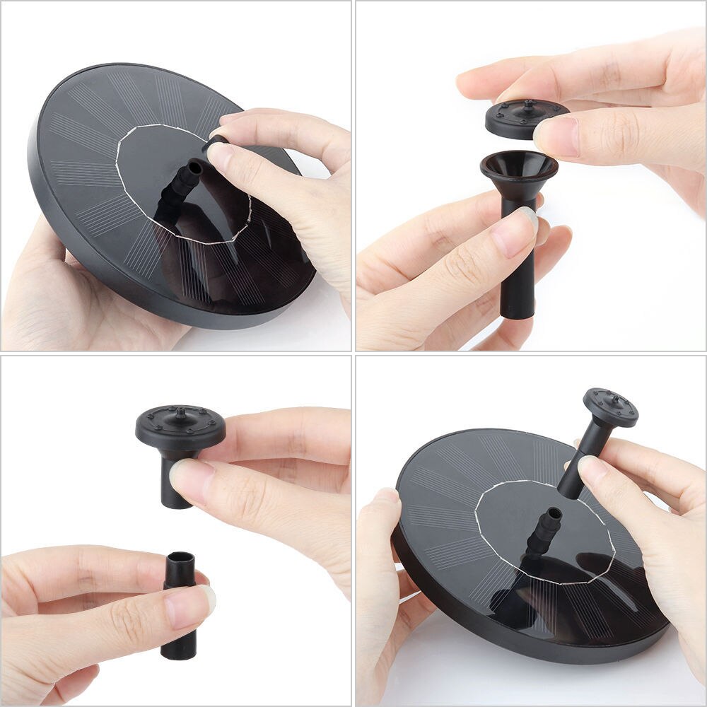 Droshiping MINI Zonne-energie Drijvende Vogel Bad Water Panel Fontein Pomp Vijver Pool