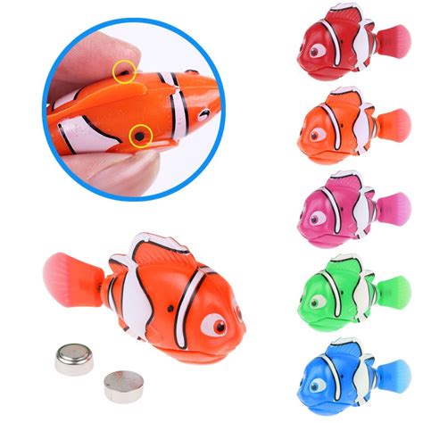 Bath Toys Attractive Swimming Fish Activated In Water Magical Electronic Fun Funny Gadgets Interesting for Kids