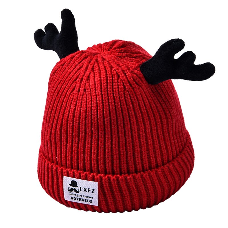 Chapéu de lã do bebê de malha outono e inverno crianças espessamento meninas bebê meninos crianças versão coreana da maré 0-4 anos de idade: Branco